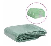 Greenhouse Cover PE Green 300x450x200cm 140g/m² 2 Windows 1 Door Heavy-Duty +UV