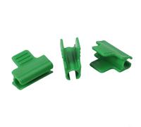 Greenhouse Film Clips for 11mm Pipes - 20-Pack Plastic Pipe Clamps for Securing Tarp, Shade Cloth & Polyethylene Cover in Greenhouses, Cold Frames and Row Covers(100PCS)