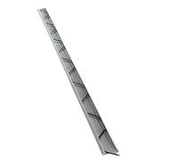 Greenhouse Film Retainer Clips - Galvanized Aluminum Spring Wire with Snap Lock Channel for Secure Poly Cover Installation(0.5mm,20-Pack 200cm/6.6ft)