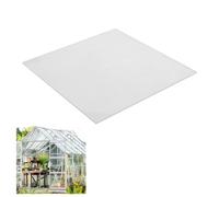 Greenhouse Glass Acrylic Sheet, 3MM Thick Transparent Greenhouse Glass Replacement Panel Lightweight Shatter-Resistant Clear Plexi-glass for Sheds Outdoor Playhouses DIY Projects (200 * 200 * 3MM)