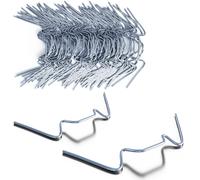 DEUBA® 50x Stainless Steel Greenhouse Clamps | Twin Wall Greenhouse Panel Fixing | Glass Greenhouses Sheet Fastening | Garden Greenhouse Wall Roof Accessories