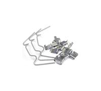 Greenhouse Glazing Clips Glass Pane Fixing Stainless Steel Overlap Garden Care 50 Pcs W z Clips