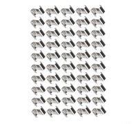 Greenhouse Glazing Clips Z Shape Spring Wire Clips Rustproof Metal Pane Fixings for Glass Panels Garden House Repair Kit 50pcs(50PCS)