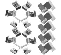 Greenhouse Glazing Z Clips Fixing Silver Stainless Steel 25 Pcs