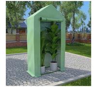 vidaXL Greenhouse with Steel Frame 0.5 m² 1x0.5x1.9m Tomato House Warmhouse