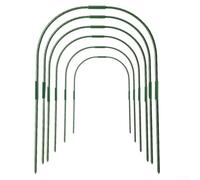 Greenhouse Hoop Kit for Constructing Grow Tunnel Frames Compatible with Standard Agricultural Covering Materials for Extended Season Use