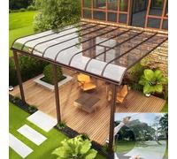 Greenhouse Panels for Outdoor Patios - UV Protect Easy-Cut Rain Pera Roof Sheets s Replacement for Gardening & Plant Growth