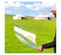 Greenhouse PC Endurance Board, Polycarbonate Panel Roofing Sheets Clear Acrylic Plastic Sheet for Canopy, Balcony, Carport(1.2x8m/3.94x26.24ft)