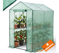 Greenhouse PE 190x186x120cm with 2 Tiers