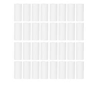 Greenhouse Pipe Clamp PVC Multifunctional Reusable Pool Cover Clamp for Films Shade Cloths 32Pcs (White Large)