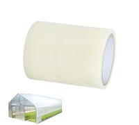 Greenhouse Repair Tape, High Strength Waterproof UV Resistant Transparent Tape for Outdoor Polytunnel Damage Repair, Tarpaulin Repair Kit 10cm*10m (Transparent)