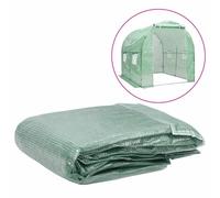 Greenhouse Replacement Cover (4 m²) 200x200x200 cm Green