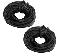 Greenhouse Rubber Seal Strip, 4m/10m/18m Universal Black Weather Stripping U-Shaped Glass Sealing Rubber Line Cable for Glass Panels, Greenhouse Supplies (18M*2)