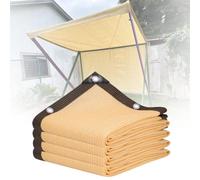 Greenhouse Shade Net, For Outdoor Deck, Pergola, Garden Plants, 1m 2m 4.0m 5m 6m 7m 8m 9m 10m Large Beige Shade Cloth, 90% Shading Rate, Shade Netting
