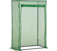 Greenhouse Small Walk In Plastic Garden Steel Frame Roll Up Door Tomato