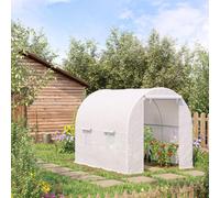 Greenhouse Solid Frame Walk-in Garden Grow Large Insect Poly Tunnel