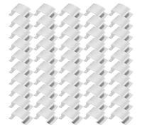 Greenhouse Window Clips - 25X Stainless G Shape Fasteners, Weatherproof Reusable Construction, Quick Release Secure Hold | Gardening Frame Clamp for Backdrop Setup Plant Cover Support