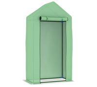 Greenhouse with Steel Frame 0.5 m² 1x0.5x1.9m Tomato House Warmhouse vidaXL