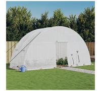 Greenhouse with Steel Frame White 12 m 6x2x2.85 m
