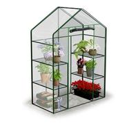 Greenhouse with two shelves 140 x 71 x 195 cm Plonos 4922