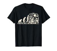 Greenhouse Worker Evolution Plant Nursery Gardener Design T-Shirt
