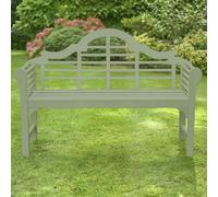 Greenhurst PU Coated Lutyens-style Garden Bench One Size Green