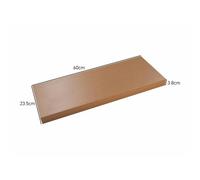 Greenhurst Pack of 2 60cm Floating Shelves 60cm Brown