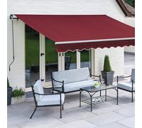 Greenhurst Royal Red Garden Awning - 3.5m