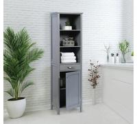 Greenhurst Tall Versatile Storage cabinet Grey - 47.5 x 38 x 170cm - Grey