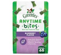 Greenies Anytime Bites Bite-Size Treats For Dogs Blueberry Flavor 65-Chew Treats