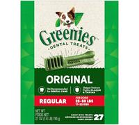 Greenies Dental Chews Regular Treats for Dogs - Treat TUB-PAK Package 27 oz. 27 Treats