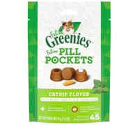 Greenies Feline Pill Pockets Catnip Flavor For Tablets & Capsules 45-Count
