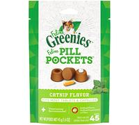 Greenies Feline Pill Pockets Catnip Flavor For Tablets & Capsules 45-Count