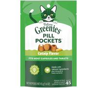 Greenies Feline Pill Pockets Catnip Flavor For Tablets & Capsules 45-Count