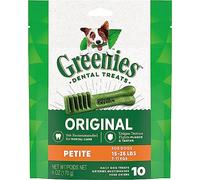 Greenies Original Dog Dental Chew Petite Size 10 count - Pack of 4