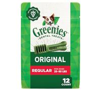 Greenies Original Regular Natural Dental Care Dog Treats, 12 oz. Pack (12 Treats)