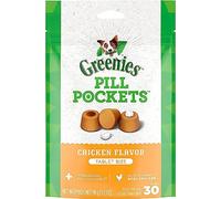 Greenies Pill Pockets Soft Dog Treats, Chicken, Tablet, 3.2 Oz. (Pack Of 6)