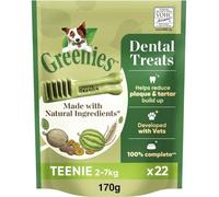 Greenies The Smart Dental Treat 132 Chews, Daily Original Teenie Dog Treats, Pack of 6 (6 x 170 g)