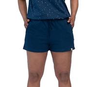 greenjama Women's Short in Strukturmuster Pajama Bottom, Ultramarine, 36