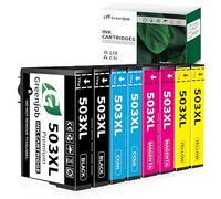 Greenjob 503XL Ink Cartridges Replacement for Epson 503 Ink Cartridges Multipack Compatible with Epson Expression Home XP-5200 XP-5205 XP5200, Workforce WF-2960 WF-2965 WF-2960DWF WF-2965DWF (8 Pack)