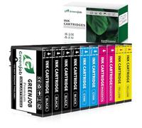 Greenjob Compatible 604XL Ink Cartridge Replacement for Epson 604 Ink Cartridges Multipack Compatible with Expression Home XP-2200 XP-2205 XP-3200 XP-3205 XP-4200 XP-4205 WF-2910 WF-2930 (10-Pack)