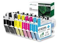 Greenjob LC422XL Replacement for Brother LC422XL Ink Cartridges, 8-Pack