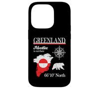 Greenland - Adventure Is Out There - Greenland Flag Case for iPhone 14 Pro