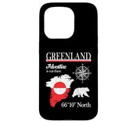 Greenland - Adventure Is Out There - Greenland Flag Case for iPhone 15 Pro