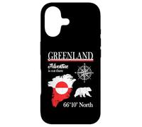 Greenland - Adventure Is Out There - Greenland Flag Case for iPhone 17