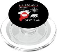 Greenland - Adventure Is Out There - Greenland Flag PopSockets PopGrip for MagSafe