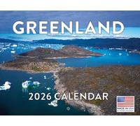 Greenland Calendar 2026 Monthly Wall Calender 12 Month | American Made In The USA