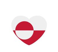 Greenland Flag Car Air Fresheners Cards - 6 Pieces,Cardstock Scented Decor For Cars,Bedrooms, Closets