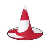 Greenland flag Halloween Witch Hat 3 PCS Comfortable And Durable Suitable For Party Role Play And Carnival