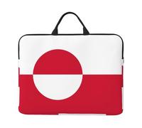 Greenland Flag Laptop Bag 14 Inch Handheld Portable Briefcase Shockproof Protective Sleeve Computer Inner Bag